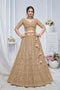 Royal Grandeur Bridal Brown Lehenga