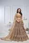 Majestic Brown Bridal Lehenga with Intricate Details