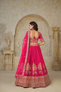 Pink Heritage Luxe Lehenga - Kesar Fab