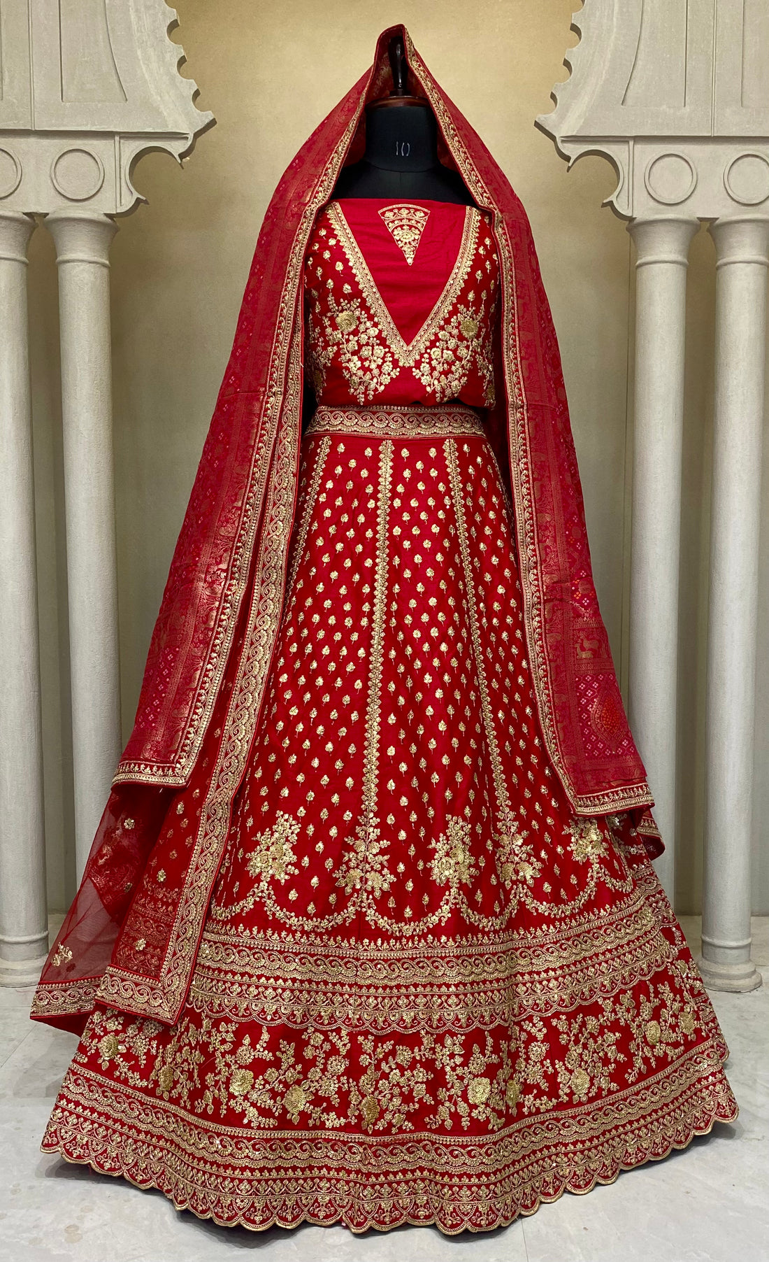 Luxury Rust Bridal Lehenga for Modern Indian Brides