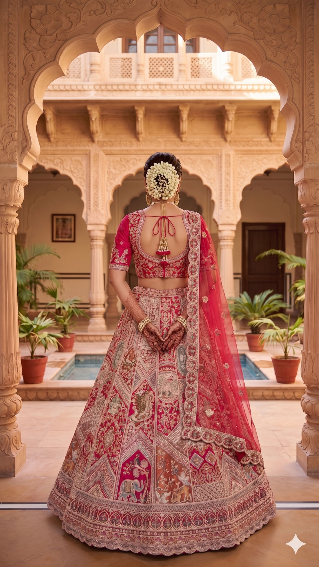 Rani - Embroidered Bridal Lehenga Choli & Dupatta
