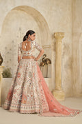 Premium Ivory Embroidered Lehenga - Kesar Fab