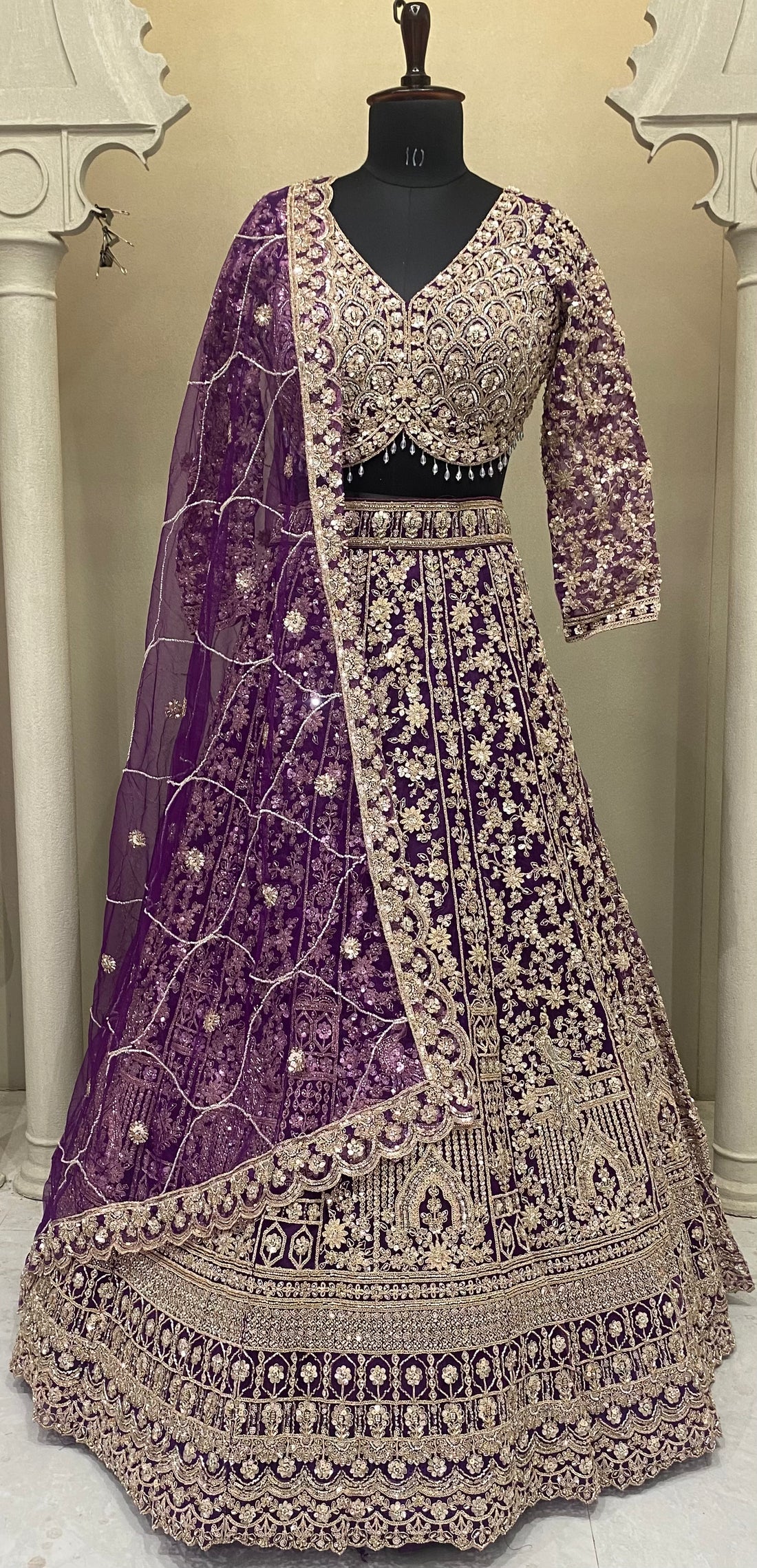 Mustard Color Net Lehenga for Cultural & Festive Events