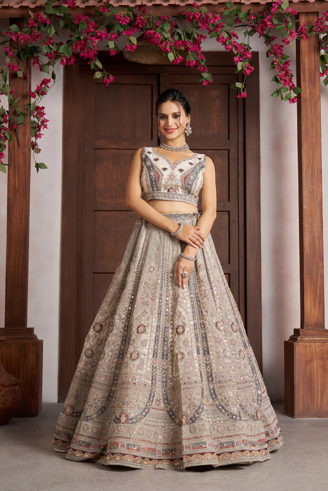 Elegant Pastel Heritage Lehenga Collection