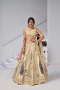 Classic Bridal Lehenga – Cream - Kesar Fab