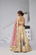 Classic Bridal Lehenga – Cream - Kesar Fab