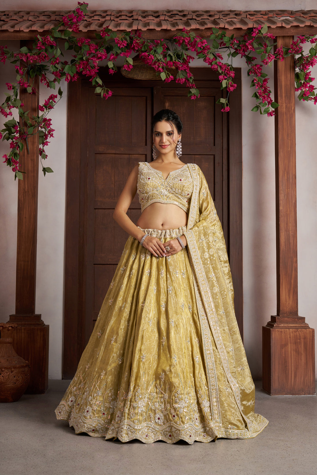 Regal Embroidered Designer Lehenga Set with Dupatta