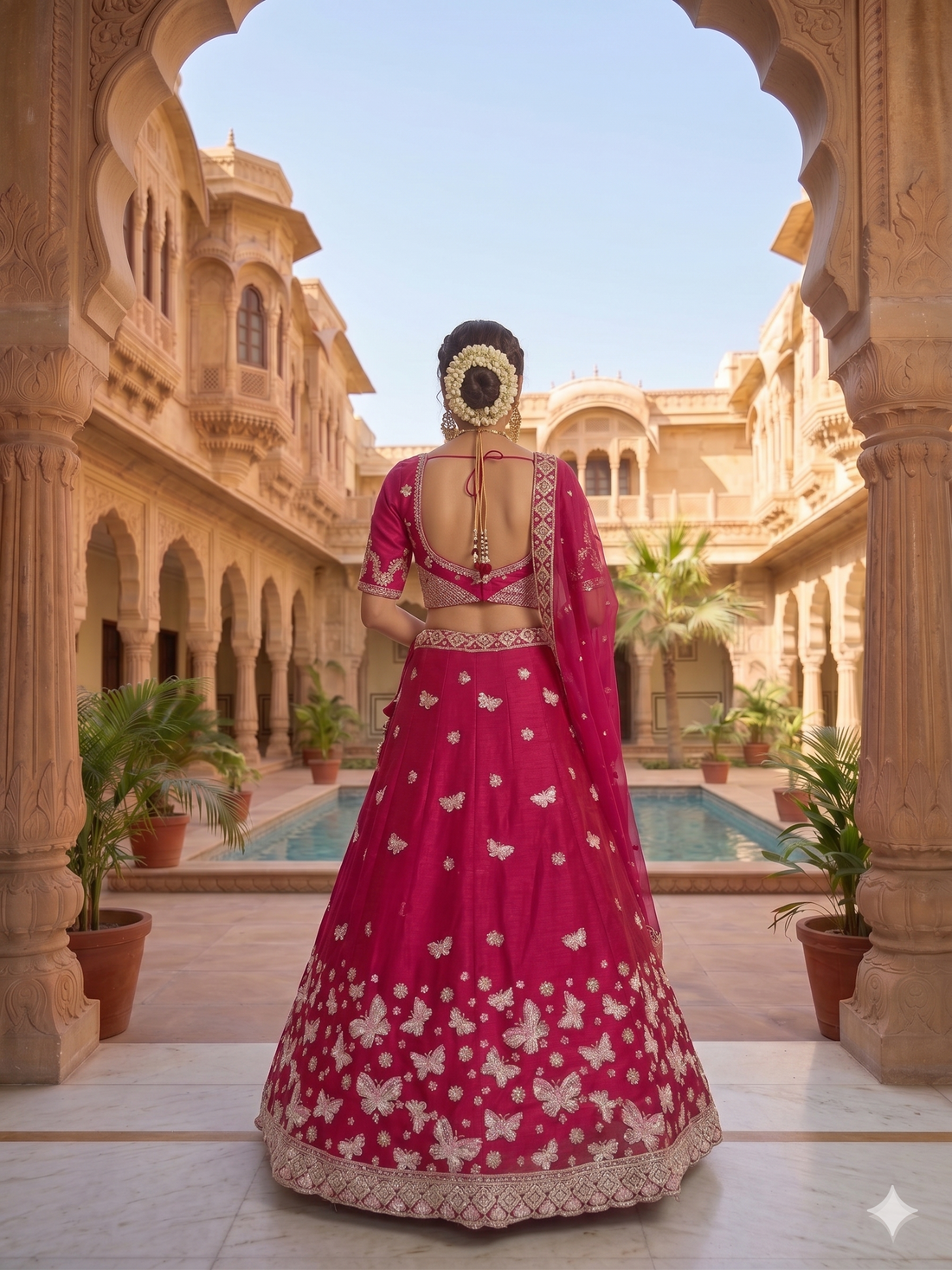 Pink Shade Festive Lehenga with a Refined Look
