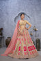 Ivory Bridal Silk Lehenga with Embroidered Detailing