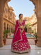 Pink Shade Festive Lehenga with a Refined Look
