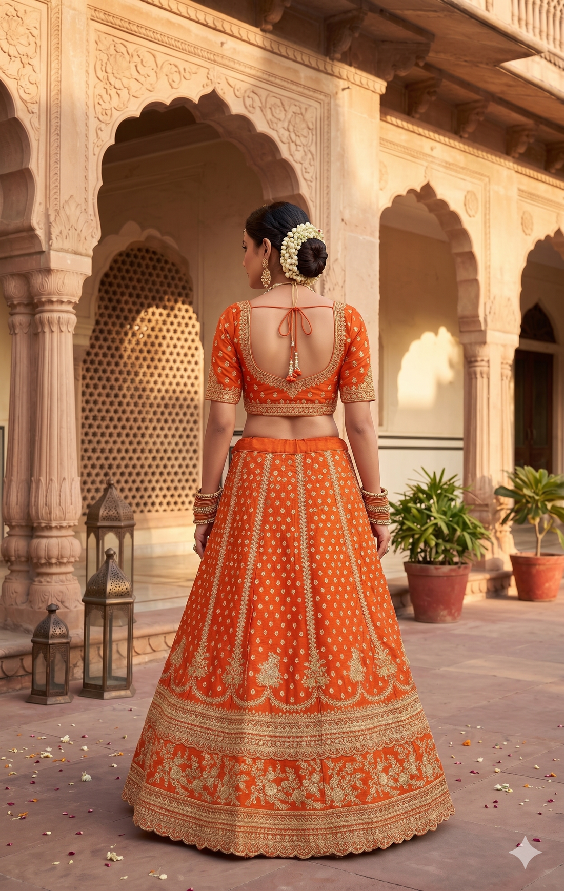 Luxury Rust Bridal Lehenga for Modern Indian Brides