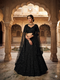 Black Beads Net Lehenga for Festive & Evening Wear